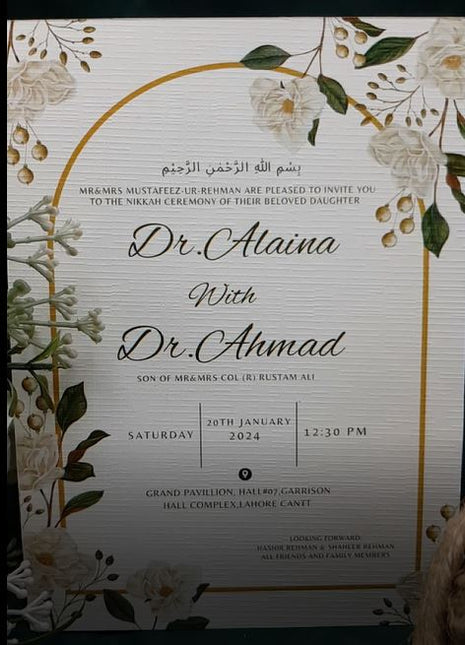 Customized Wedding Card