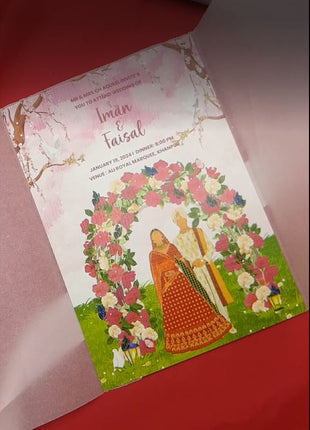 Customized Wedding Card
