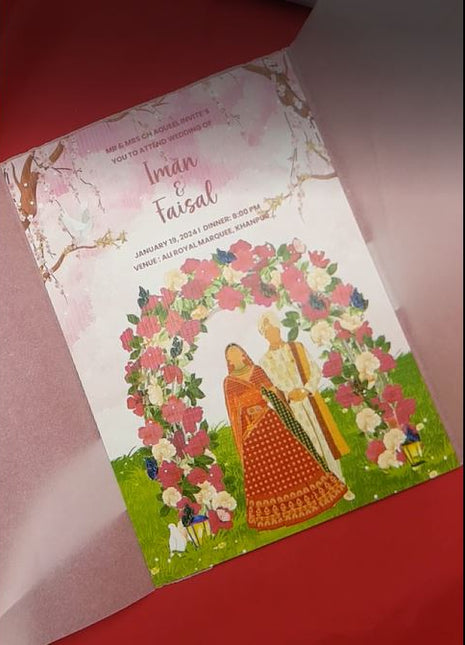 Customized Wedding Card