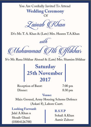 Customized Wedding Cards