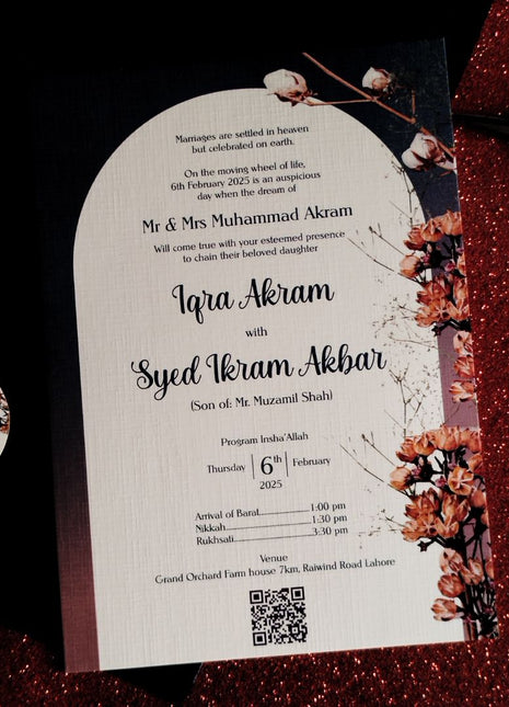 Customized Wedding Card