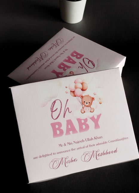 Baby Birth Announcement Boxes in Pakistan | Customized Methai & Sweet Boxes – Lowest Price