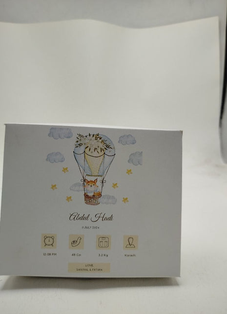 Baby Birth Announcement Boxes in Pakistan | Customized Methai & Sweet Boxes – Lowest Price
