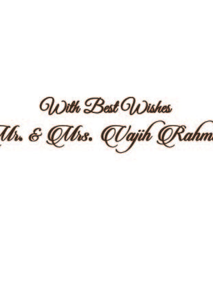 Customized Wedding Money Envelope