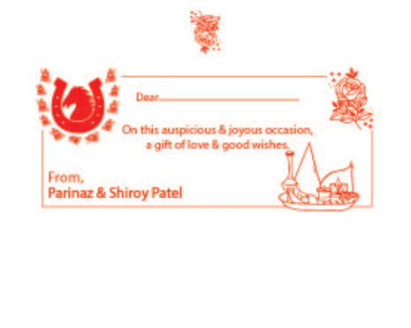 Customized Wedding Money Envelope