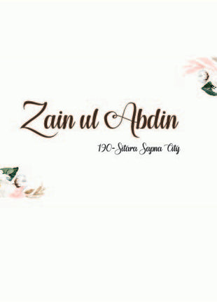 Customized Wedding Money Envelope