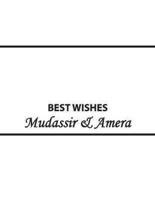 Customized Wedding Money Envelope