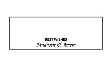 Customized Wedding Money Envelope