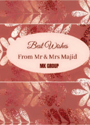 Customized Wedding Money Envelope