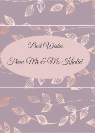 Customized Wedding Money Envelope