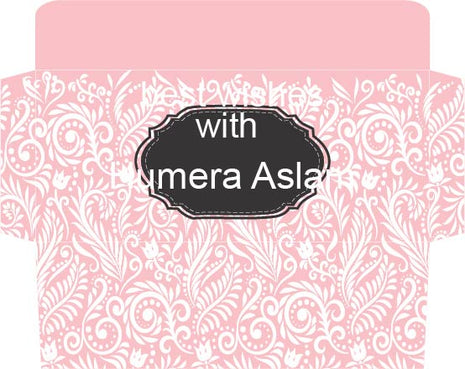 Customized Wedding Money Envelope