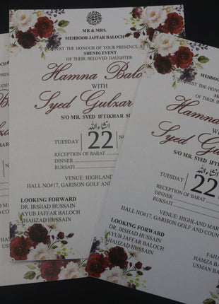 Customized Wedding Cards