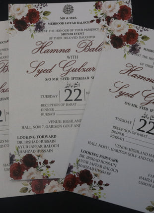 Customized Wedding Cards