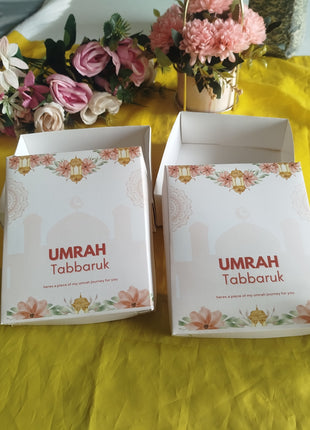 Hajj and Umrah Rectangular Card boxes