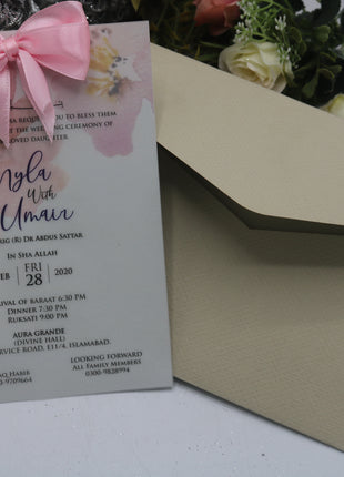 Customized Wedding Card