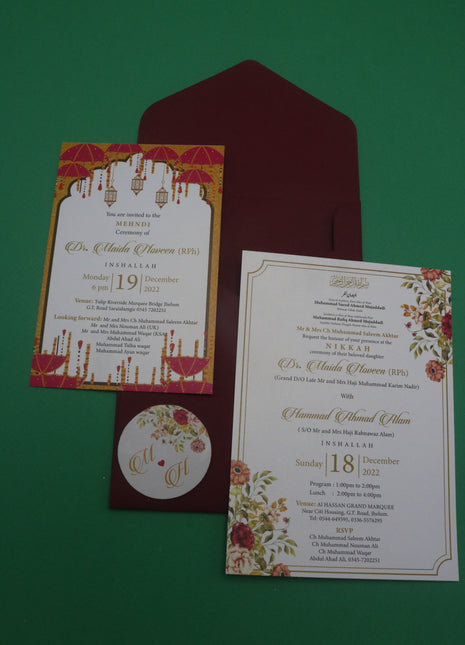 Customized Wedding Cards
