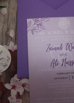Customized Wedding Cards