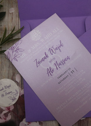 Customized Wedding Cards