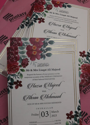 Customized Wedding Card