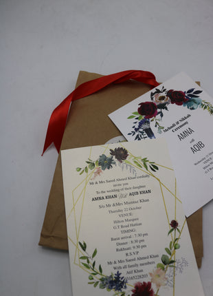 Customized Wedding Card