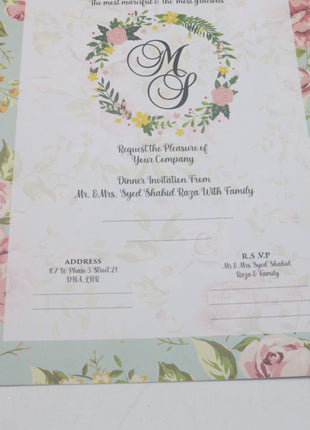 Customized Wedding Cards