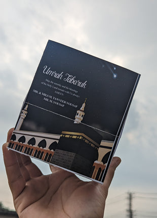 Hajj and Umrah Rectangular Card boxes
