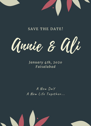 Customized Wedding Cards