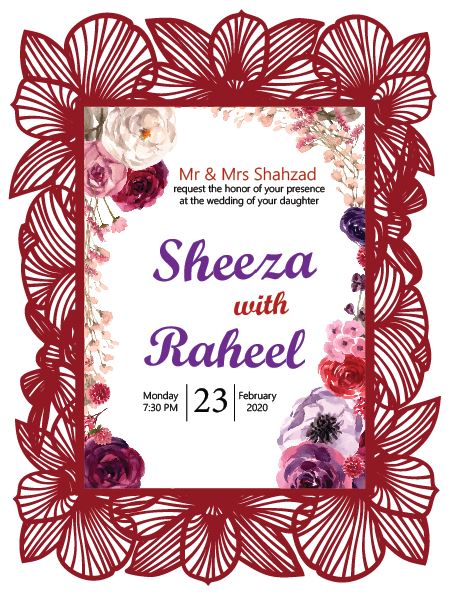 Customized Wedding Cards