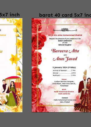 Customized Wedding Cards
