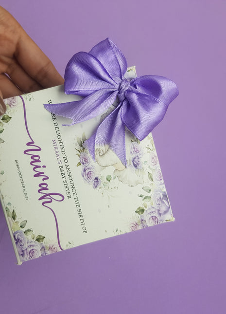 Baby Birth Announcement Boxes in Pakistan | Customized Methai & Sweet Boxes – Lowest Price