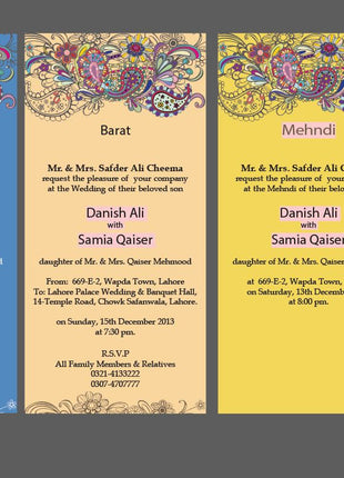 Customized Wedding Cards