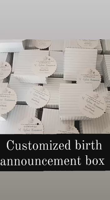Birth Announcement Box
