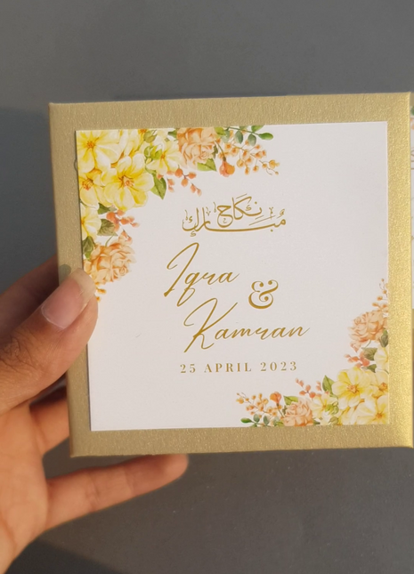 Personalized Card Bid Boxes in Pakistan – Low-Cost Nikkah & Wedding Gift Boxes | Printasy