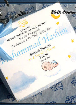 Birth Announcement Box