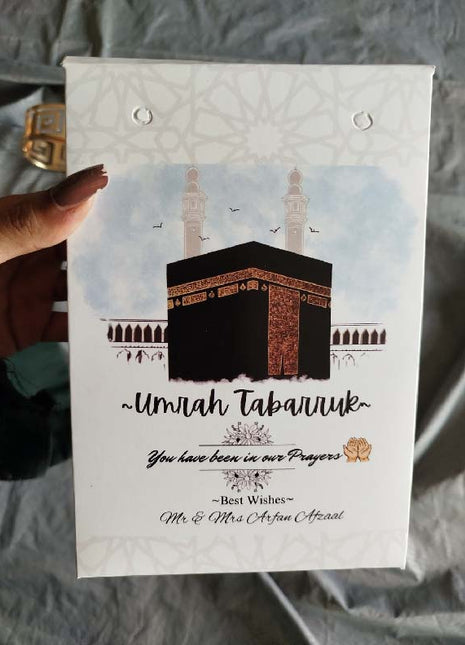 Hajj and Umrah Tabarruk Gift Bags - Flap Style - Customizable | Affordable | Fast Delivery