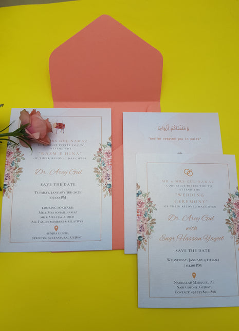 Customized Wedding Cards