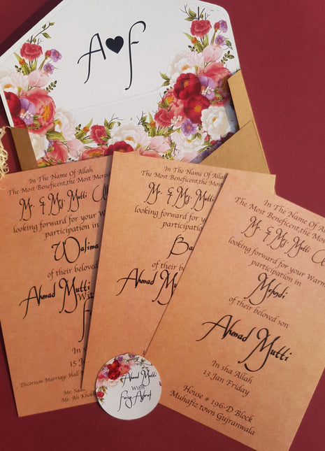 Customized Wedding Cards
