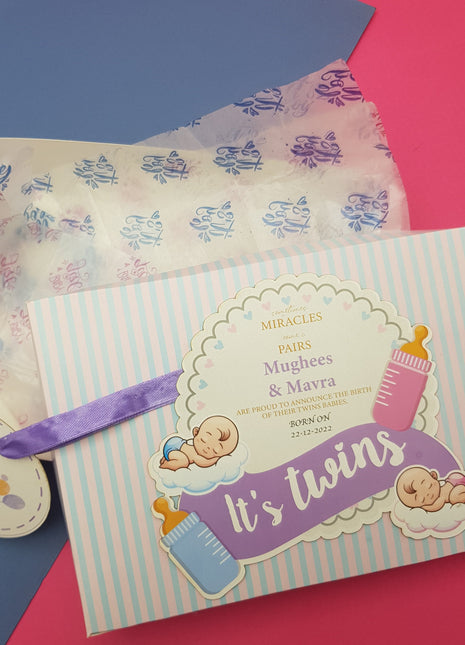 Baby Birth Announcement Boxes in Pakistan | Customized Methai & Sweet Boxes – Lowest Price