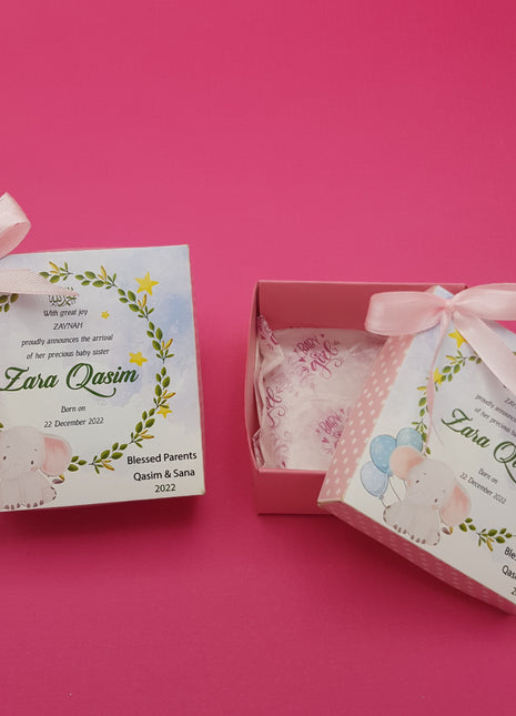 Baby Birth Announcement Boxes in Pakistan | Customized Methai & Sweet Boxes – Lowest Price