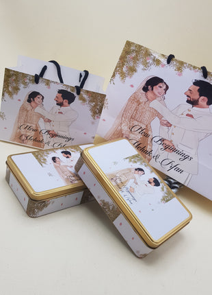 Customized Tin Bid Boxes in Pakistan – Affordable Wedding & Nikkah Gift Packaging | Printasy Pakistan