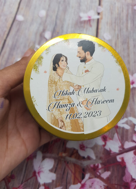 Customized Tin Bid Boxes in Pakistan – Affordable Wedding & Nikkah Gift Packaging | Printasy Pakistan