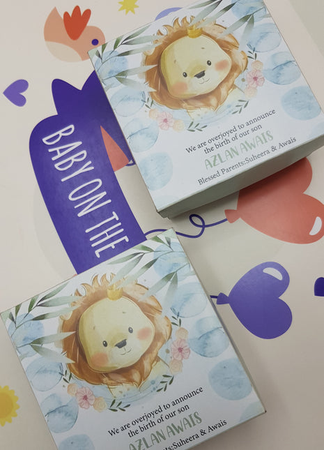 Baby Birth Announcement Boxes in Pakistan | Customized Methai & Sweet Boxes – Lowest Price