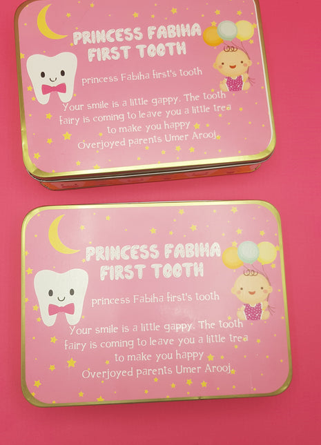 Premium Birth Announcement Tin Boxes – Custom Printed Baby Arrival Gifts & Methie Boxes in Pakistan