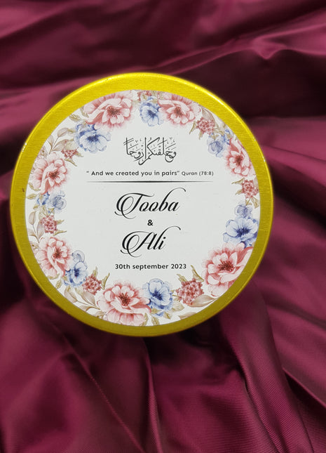 Customized Tin Bid Boxes in Pakistan – Affordable Wedding & Nikkah Gift Packaging | Printasy Pakistan