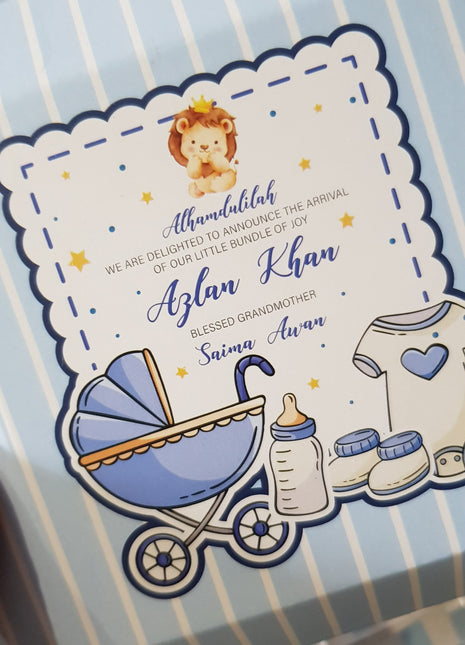Baby Birth Announcement Boxes in Pakistan | Customized Methai & Sweet Boxes – Lowest Price