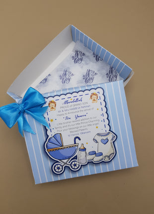Baby Birth Announcement Boxes in Pakistan | Customized Methai & Sweet Boxes – Lowest Price