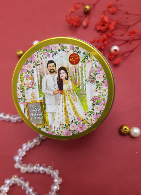 Customized Tin Bid Boxes in Pakistan – Affordable Wedding & Nikkah Gift Packaging | Printasy Pakistan