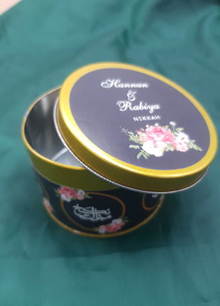 Customized Tin Bid Boxes in Pakistan – Affordable Wedding & Nikkah Gift Packaging | Printasy Pakistan
