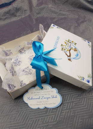 Baby Birth Announcement Boxes in Pakistan | Customized Methai & Sweet Boxes – Lowest Price