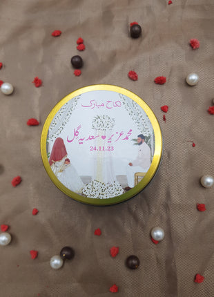 Customized Tin Bid Boxes in Pakistan – Affordable Wedding & Nikkah Gift Packaging | Printasy Pakistan